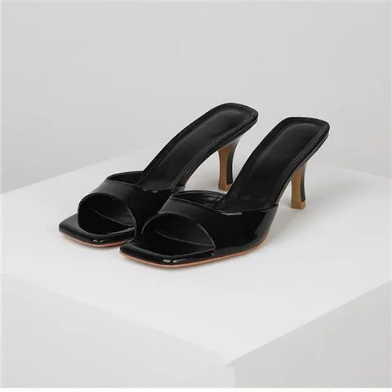 Midnight Square-Toe Night Out Heels